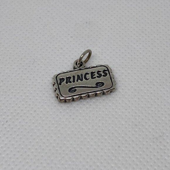Sterling Silver Princess charm for charm bracelet - Picture 1 of 5
